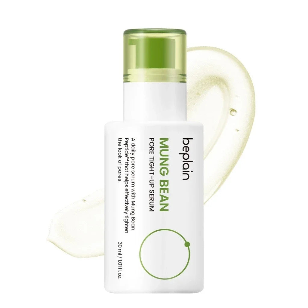 Beplain Mung Bean Pore Serum, Deep Cleansing Foam, Facial Pore Remover Clay Mask and Makeup Remover Oil